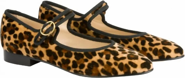 Leopard Mary Jane Loafers