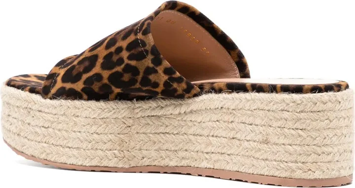 Leopard Platform Espadrilles - Image 3