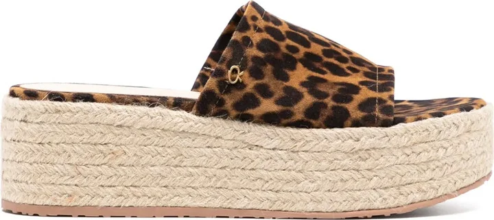 Leopard Platform Espadrilles