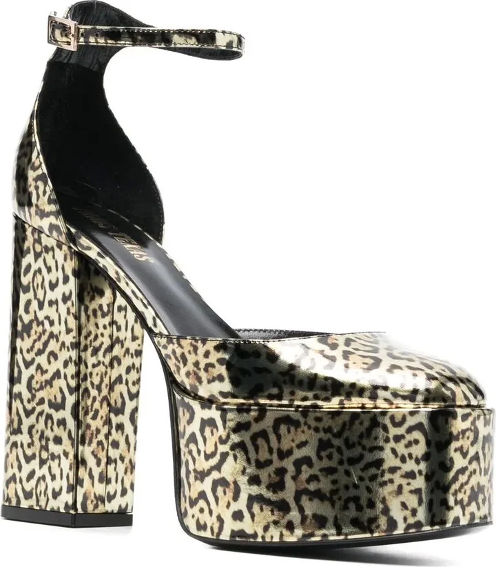 Leopard-Print 130mm Pumps - Image 2