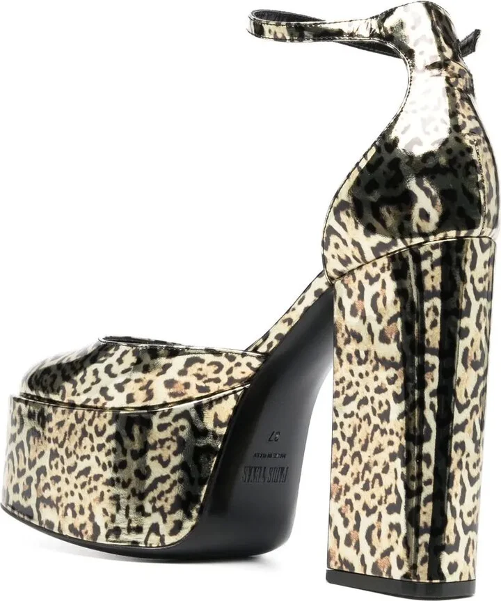 Leopard-Print 130mm Pumps - Image 3