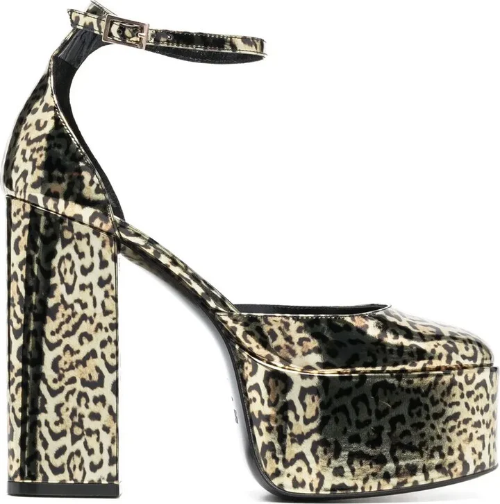 Leopard-Print 130mm Pumps
