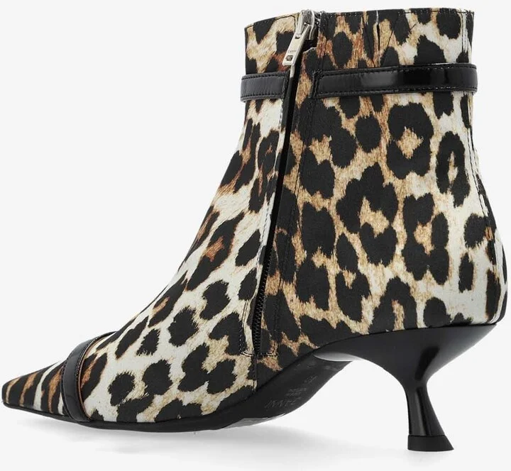 Leopard Print Ankle Boots - Image 2