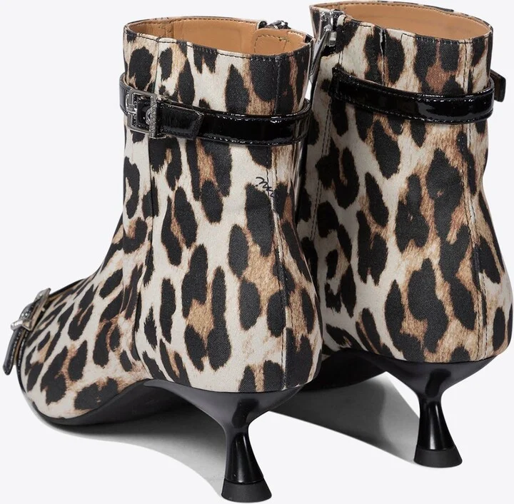 Leopard Print Ankle Boots - Image 3