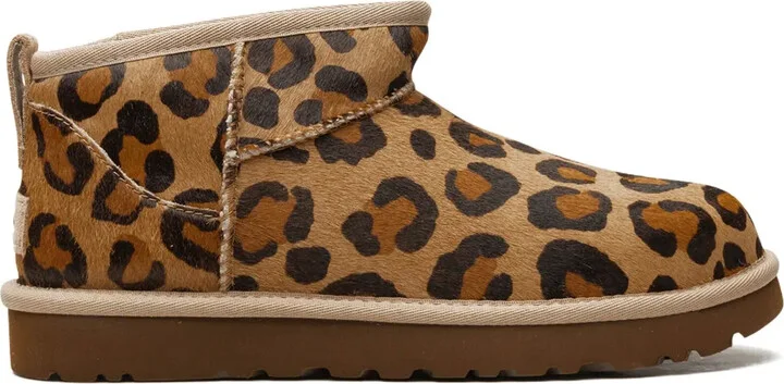 Leopard-Print Ankle-Boots