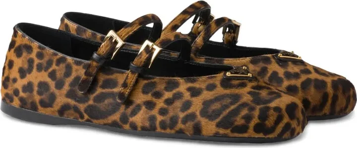 Leopard-Print Ballerina Flats - Image 2
