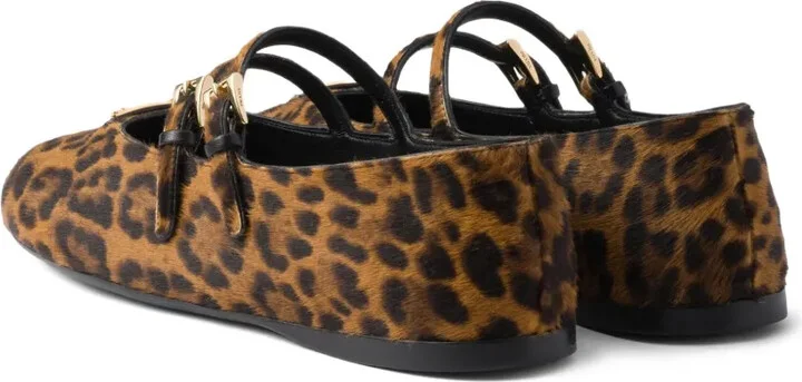 Leopard-Print Ballerina Flats - Image 3