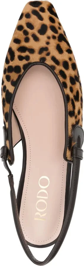 Leopard-Print Ballerina Shoes - Image 4