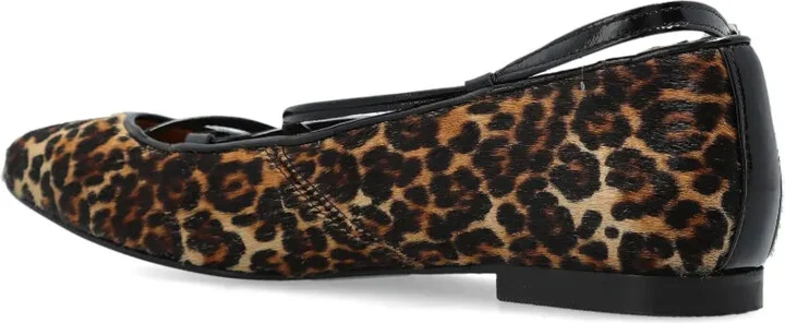 Leopard-Print Ballerina Shoes - Image 3