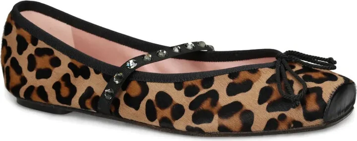 Leopard-Print Ballerina Shoes - Image 2