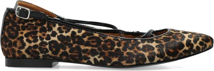 Leopard-Print Ballerina Shoes