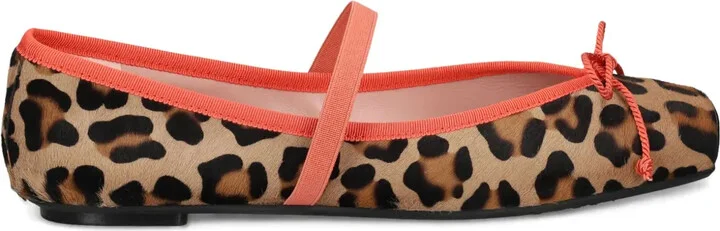 Leopard-Print Ballerina Shoes