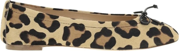 Leopard-print Ballerinas