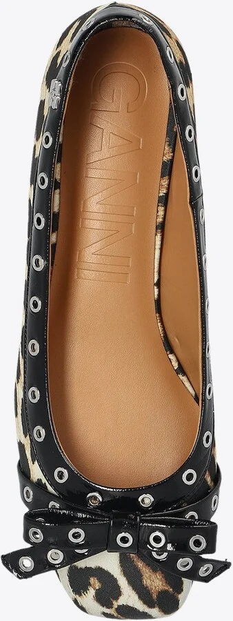 Leopard-Print Ballet Flats - Image 3