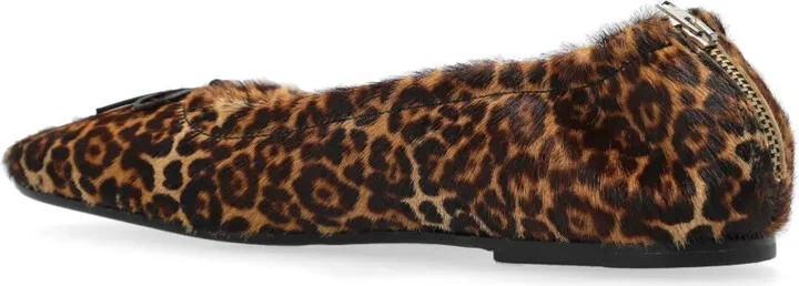 Leopard-Print Ballet Flats - Image 3