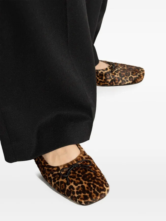 Leopard-Print Ballet Flats - Image 5