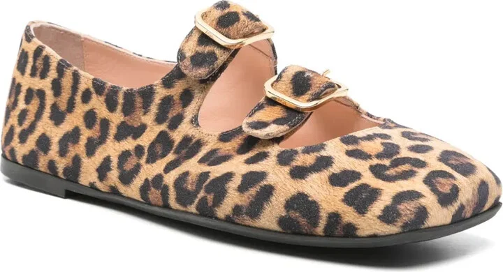 Leopard-Print Ballet Flats - Image 2