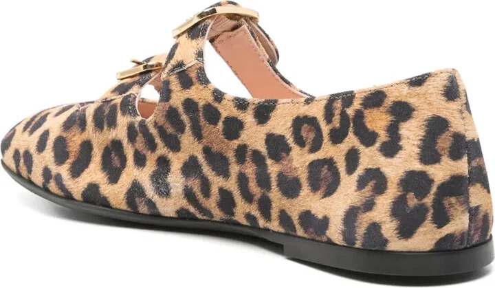 Leopard-Print Ballet Flats - Image 3