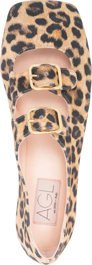Leopard-Print Ballet Flats - Image 4