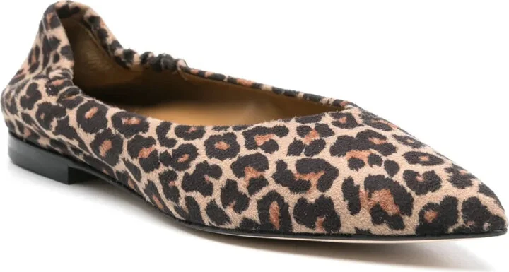 Leopard-Print Ballet Flats - Image 2
