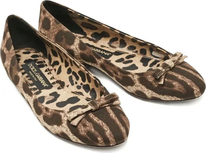 Leopard-Print Ballet Flats - Image 2