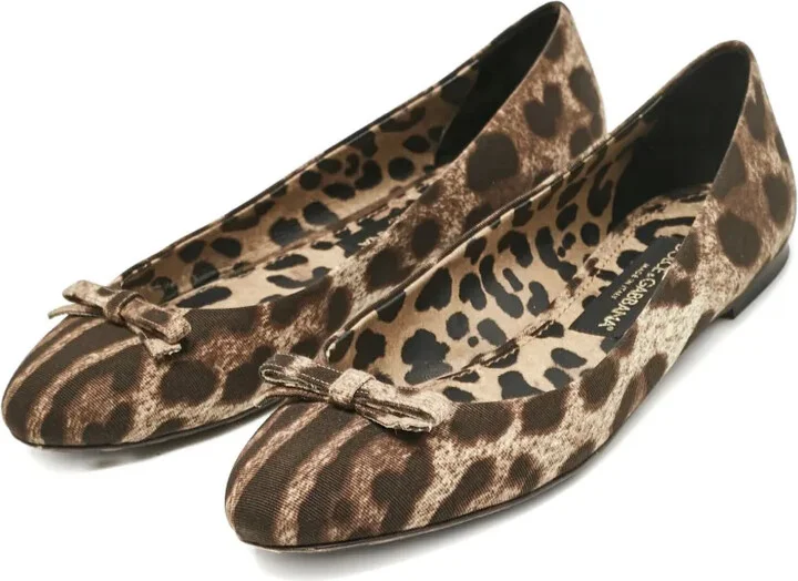 Leopard-Print Ballet Flats - Image 4