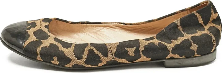 Leopard-Print Ballet Flats