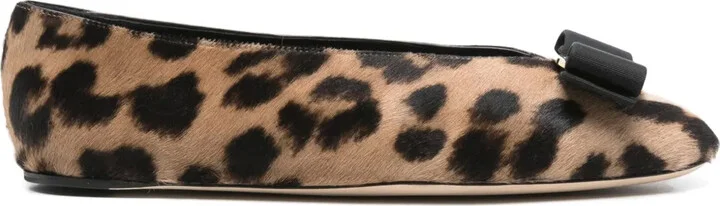 Leopard-Print Ballet Flats