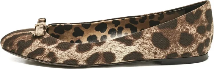 Leopard-Print Ballet Flats