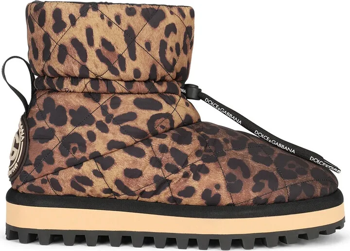 Leopard-Print Boots