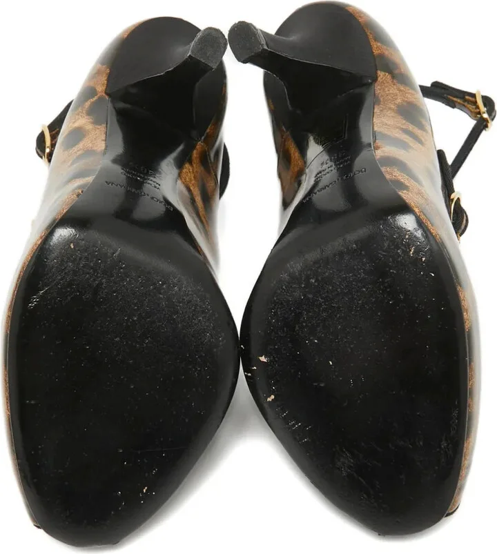 Leopard-Print Buckled Pumps - Image 5