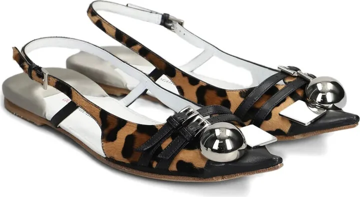 Leopard-Print Flat Pumps - Image 2