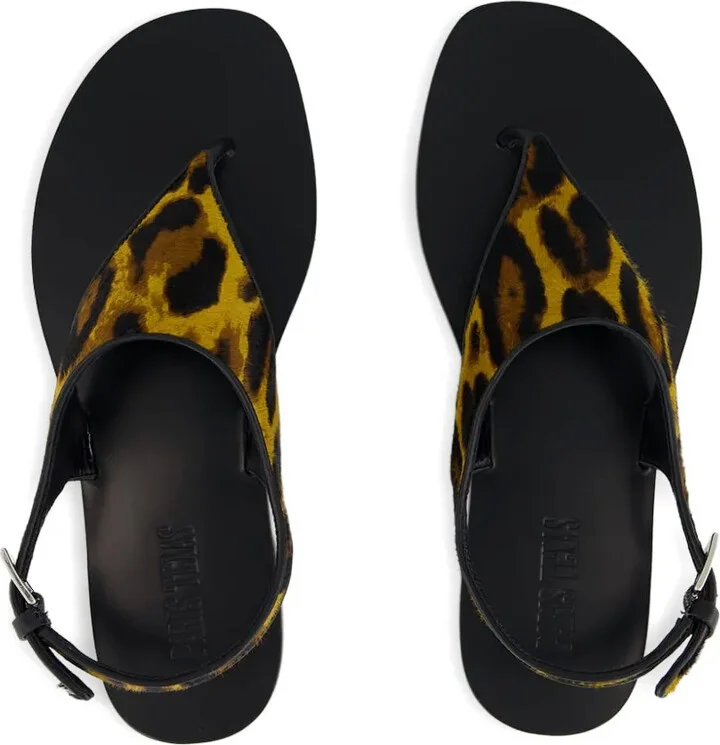 Leopard-Print Flat Sandals - Image 5