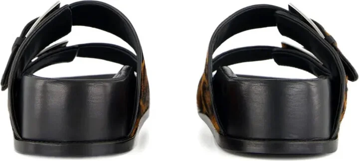 Leopard-Print Flat Sandals - Image 5