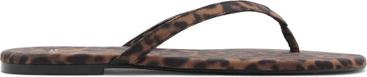 Leopard Print Flip Flop