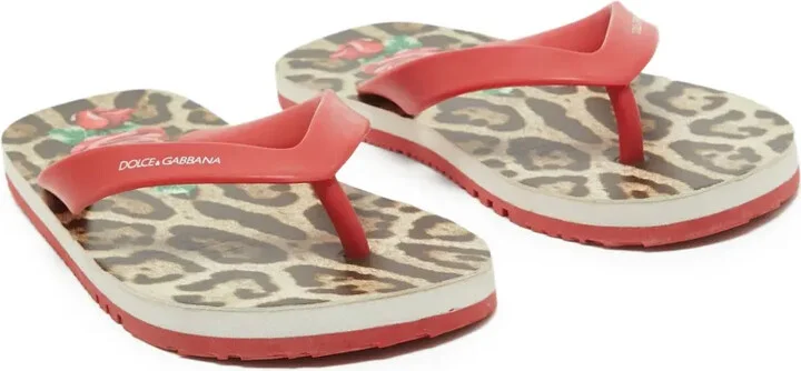 Leopard-Print Flip Flops - Image 2