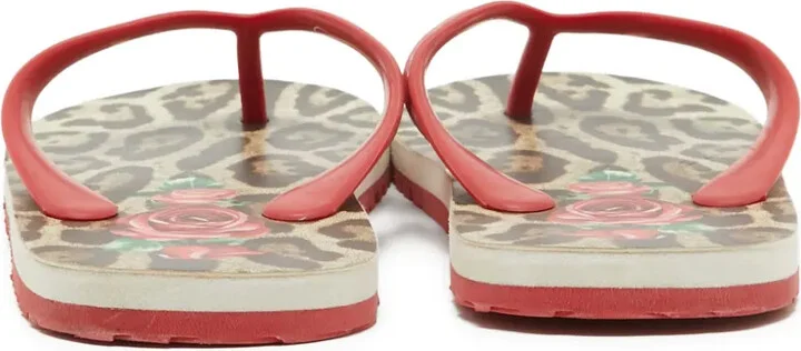 Leopard-Print Flip Flops - Image 3