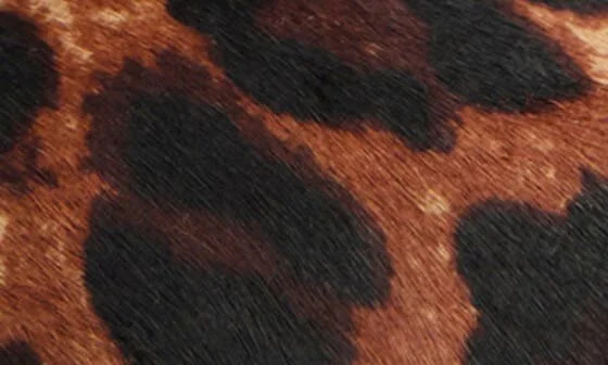 Leopard Print Genuine Calf Hair Ballerina Flat - Image 6