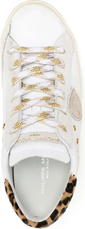 Leopard-Print Heel-Counter Sneakers - Image 4