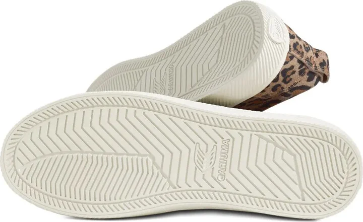 Leopard-Print Lace-Top Sneakers - Image 4
