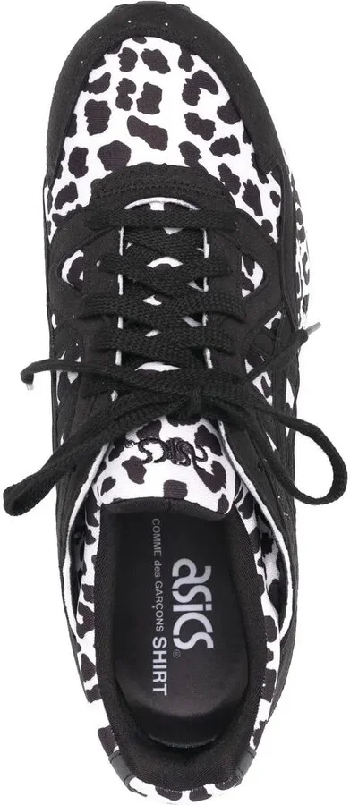 Leopard-Print Lace-Up Sneakers - Image 4