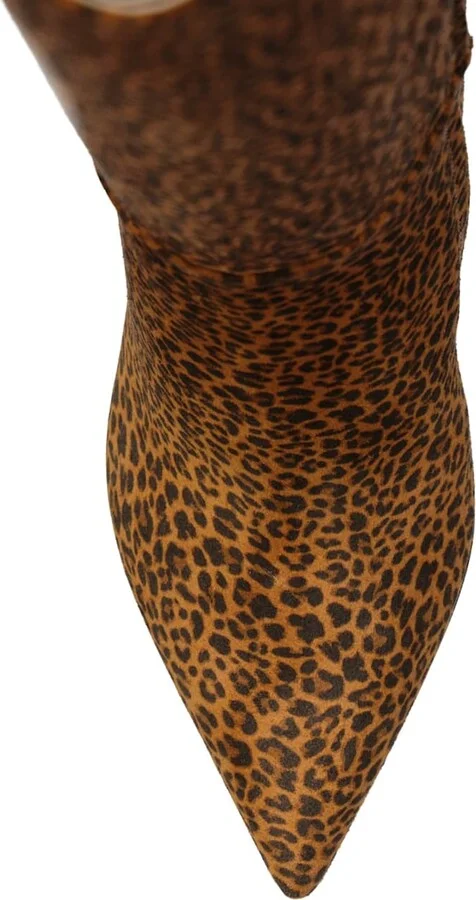 Leopard-print Leather Boots - Image 4