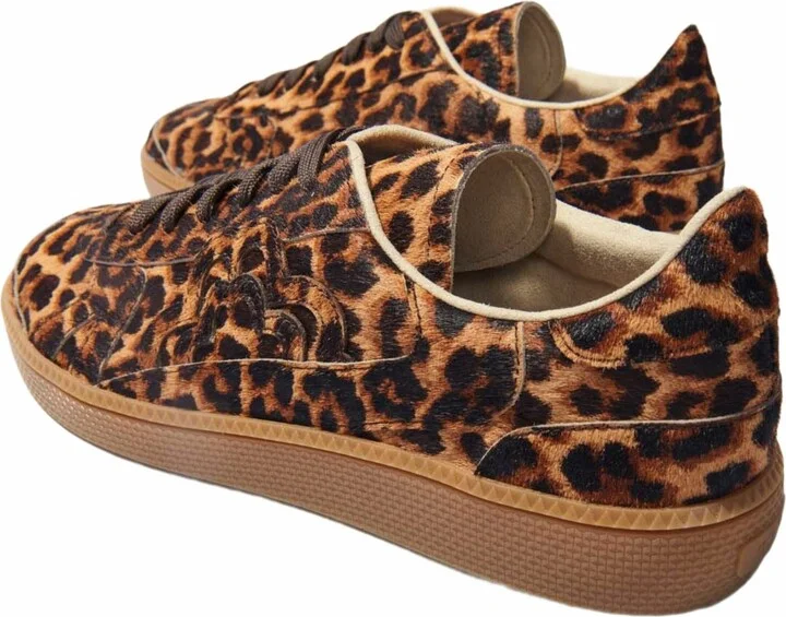 Leopard print leather sneakers - Image 3