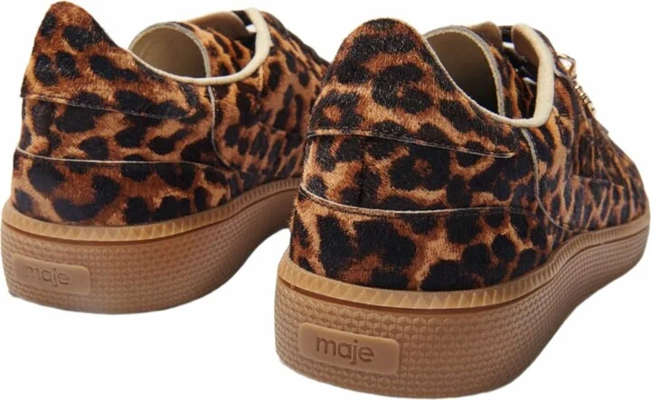 Leopard print leather sneakers - Image 5