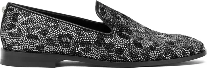Leopard-Print Loafers