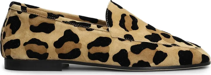 Leopard-Print Loafers