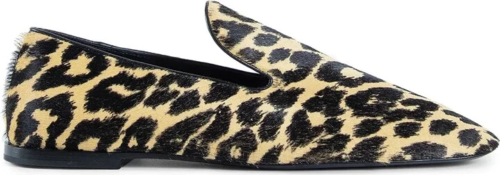 Leopard print loafers