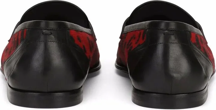 Leopard-Print Logo-Buckle Loafers - Image 3