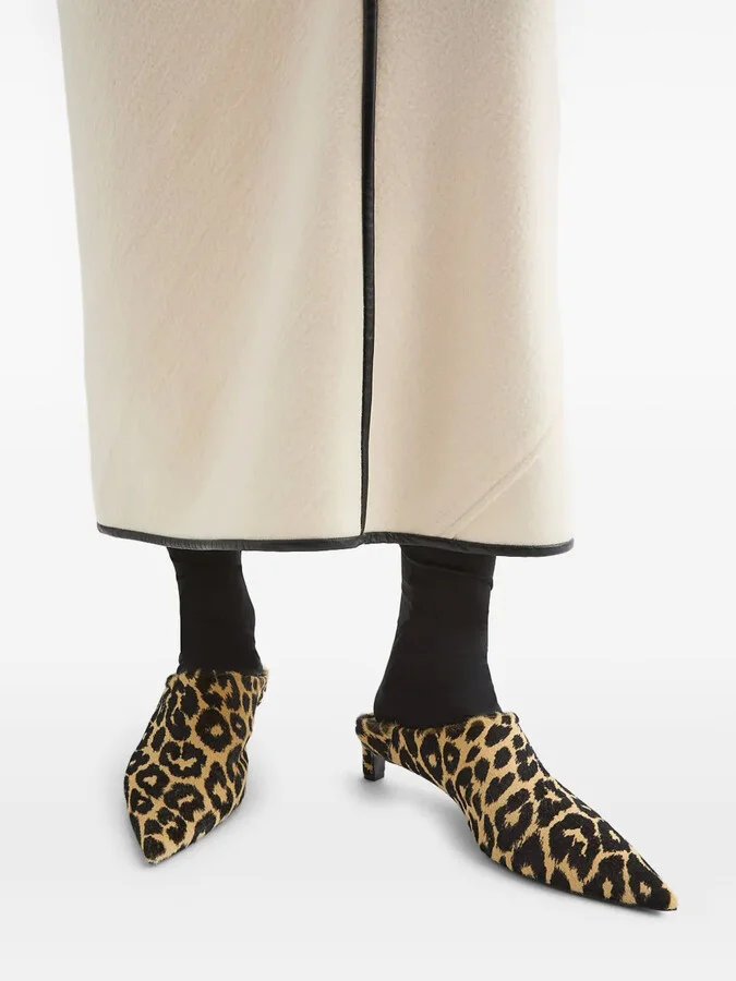 Leopard-Print Mules - Image 5