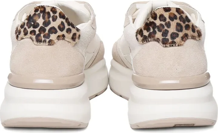 Leopard-Print Panel Trainers - Image 3